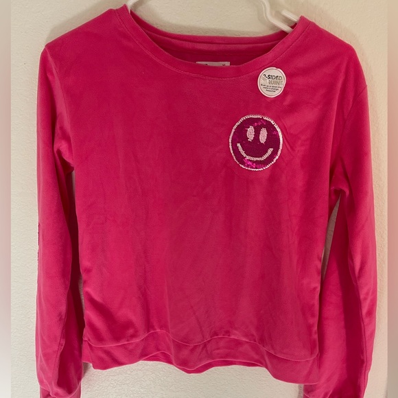 XL hot pink polyester sweater for girls - Picture 2 of 3